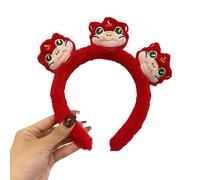 Plush Snake Hair Hoop For Costume Parties And Everyday Wear Festival Zodiacal Snake Headband For Chinese New Year 2025 Fashion Women Headband