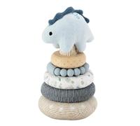 Plush Stacking Toy - Soft Sensory Rings, Developmental Learning Activity | Soft Plush Stacker - Sensory Development Toy, Stacking Rings, Tactile Activity Toy, Motor Skills Learning, Infant