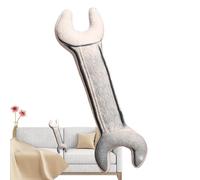 Plush Tool Toy, Stuffed Wrench Pillow Cushion, Soft Spanner Shape Throw Pillow with Comfortable Filling System, Fabric Home Decor Design, Novelty Tool Shape Cushion Style, Plush Toy for Sofà Use
