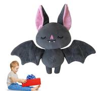 Plush Toy Bat-Soft, giocattolo per Halloween, dolce bambola di animali, cuscino decorativo, grande regalo da 18 cm per camerette, divano, camera da letto, seggiolino auto, decorazione per la casa
