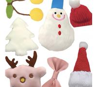 Plush Toy, Doll Mantel Decor, 24-Day Countdown Calendar, 11.02x7.87 inches, Festive Desktop Centerpiece, Cozy Fireplace, Seasonal Christmas Decoration, Holiday Home Décor, Tree Accent