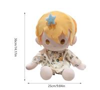 Plush Toys, Cushion Pillow Doll for Bedroom, Soft Comfort with Portable Design, Decorative Display for Birthday, Home, Classroom, Kids, Adults and Game Fans, 14.17x9.84x5.91 Inches