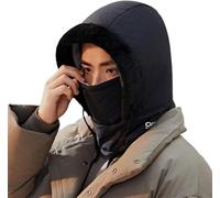 Plush Warm Full Coverage Windproof Hat with Earflap,Face Cover for Extreme Cold Weather Gear,Windproof Ski Mask