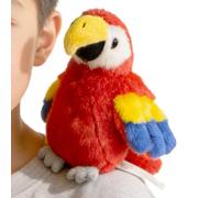 Plush Wearable Cosplay Prop Pirate Parrot 3.9 Inch Halloween Magnetic | Pirate Shoulder Parrot Plush Toy for Theme Party, , Children, Teenagers, Adults Daily Outing, Photography