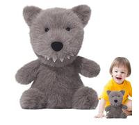 Plush Wolf,25 cm lupo peluche per bambini | Delicato sulla pelle bambola da collezione dolce decorazione per la cameretta dei bambini per il soggiorno e la camera da, per bambini e