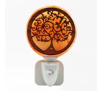 PLUSHOME 7.5X12.8 Cm Himalayan Salt Night Lamp Super Convenient Rotating Plug