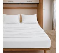 PLUSHY COMFORT Set di lenzuola per divano letto queen size, 100% cotone egiziano (152,4 x 188 x 15,2 cm), 600 fili
