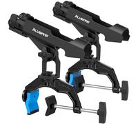 PLUSINNO, Confezione da 2 supporti per canna da pesca per barca, design a doppia V, adatti per attrezzatura da pesca a tubo rotondo/quadrato