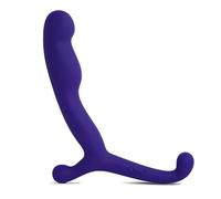 plusOne Massaggiatore per prostata da 10,2 cm, stimolatore personale, in silicone sicuro per il corpo, impermeabile, con braccio esterno per un facile utilizzo