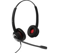 plusonic 187939 6337-10.2P - Cuffie Softphone, USB, stereo, con cordoncino, colore: Nero