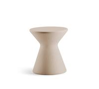 Plust Fade Sgabello Basso Bianco Pietra Polietilene 38 cm