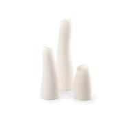 PLUST Vaso Elegante di Design da Interno Esterno in Resina Madame Ø36 H95 White Light