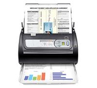 Plustek Scanner per documenti a colori a doppia faccia ad alta velocità PS188, con alimentatore automatico di documenti (ADF), 30 pagine al minuto, supporta Windows 7/8/10/11