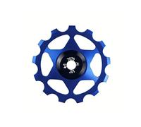 Plutella del Deragliatore Posteriore per Bicicletta In Lega di Alluminio 13T per Mountain Bike e Bici da Strada, Colore Blu