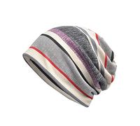 Pluto & Fox Berretto Beanie di Tessuto Unisex Uomo E Donna di Cotone Copricapo Turbante per Chemioterapia Sport Chemio Perdita di Capelli Sonno Hip-Hop (Grigio, 1)