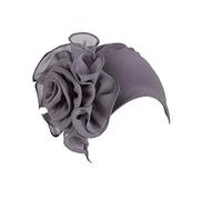 Pluto & Fox Berretto Turbante di Tessuto con Ornamento Fiore per Le Donne Beanie Capelli per Festa Matrimonio di Chemioterapia Perdita dei Capelli di Notte di Oncologia di Chemio del Cancro