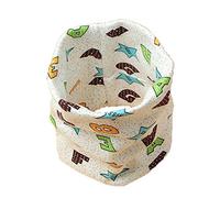 Pluto & Fox Scalda Collo Di Cotone Per Infanzia sopra i 2 Anni Di Invernali Con Agnello Polare Dentro Sciarpe Morbido e Caldo Unisex Per Ragazzi E Bambini (Lettera)