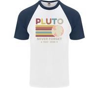 Pluto Non Dimenticare Spazio Astronomia Pianeta Maglietta S/S Da Uomo
