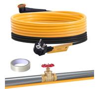 Plutohiker Cavo riscaldante antigelo con termostato 4 m, impermeabile, cavo di riscaldamento per tubi dell'acqua, piante, grondaie, palme 15 W/m 230 V