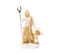 Plutone Ade Signore degli Inferi Statua Greca Morto, Statua Museo Oro 15,2 cm