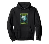 Plutone My Favorite Planet Vintage Kids Space Felpa con Cappuccio