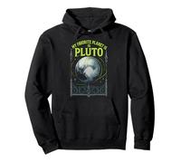 Plutone My Favorite Planet Vintage Kids Space Felpa con Cappuccio