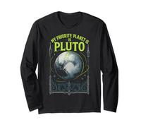 Plutone My Favorite Planet Vintage Kids Space Maglia a Manica