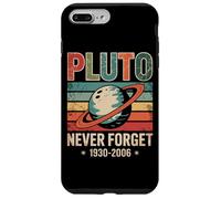 Plutone Never Forget 1930 2006 Retro Space Custodia per iPhone 7 Plus/8 Plus
