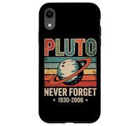 Plutone Never Forget 1930 2006 Retro Space Custodia per iPhone XR