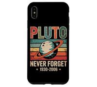 Plutone Never Forget 1930 2006 Retro Space Custodia per iPhone XS Max