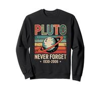 Plutone Never Forget 1930 2006 Retro Space Felpa
