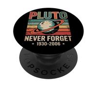 Plutone Never Forget 1930 2006 Retro Space PopSockets PopGrip Adesivo