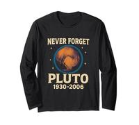 Plutone Never Forget Space - Pianeta da uomo Maglia a Manica