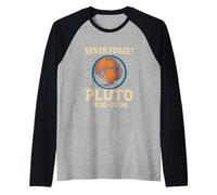 Plutone Never Forget Space - Pianeta da uomo Maglia con Maniche Raglan