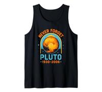 Plutone Never Forget Universo Sistema Solare Spazio Pianeta Uomo Canotta