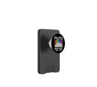 Plutone non dimentica mai divertente astronomia universo galassia spazio PopSockets PopWallet per MagSafe