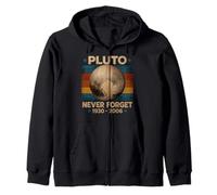 Plutone Non dimentica mai Divertente Pianeta Tributo Astronomia Felpa con Cappuccio