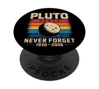 Plutone non dimenticare mai - Nostalgia spaziale Astronomia Umorismo PopSockets PopGrip Adesivo