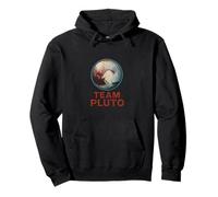 Plutone Team Retro Astronomia Bambini Pianeta Felpa con Cappuccio