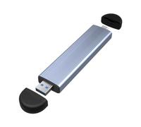 Pluuttiem Alloggiamento SSD M.2 M.2 a USB 3.1 Gen 2 10 Gbit/S NVME SSD Case Dual Interface Inline SSD Case Supporta protocollo NVME