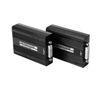 Pluuttiem DVI1815 150M Extender di rete RJ45 DVI Extender 1080P HD trasmettitore ricevitore per alimentatore POE spina EU 1 set