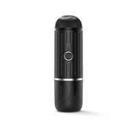Pluuttiem Mini Capsula per Caffè In Polvere Macchina per Caffè Espresso Riscaldata Portatile A Doppio Uso Elettrica Semiautomatica Portatile, Resistente e Facile da Installare, Nera