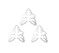 Pluuttiem Set di Morsetti In Bambù per Tartaruga, Supporto In Plastica per Stelo di Piante, Supporto per Foglie di Piante A Forma di Fiore, Guscio di Tartaruga In Bambù 3 Pezzi B