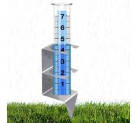 Pluviometri - indicatore di Pioggia Digitale Esterno, indicatore di precipitazione | Gel -Resistente Indicatore di Neve, misurazione precisa con Uso Quotidiano in Giardini, vicoli o Pelo