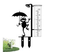 Pluviometri per giardino decorativo resistente alle intemperie resistente | Pluviometro Esterno Rana per Casa Agricoltura Giardinaggio Paesaggio Cortile Prato Terrazza