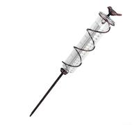 Pluviometro con letture a doppia scala in pollici e centimetri per uso esterno su prati, ponti, laghetti e terreni agricoli