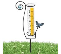 Pluviometro - Contatore di pioggia a prova di gelo, accurato misuratore di acqua | Accurato manometro decorativo Raiin, forniture per la casa e il giardinaggio per traliccio vialetto fattoria sentiero
