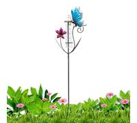 Pluviometro - Misuratore accurato con design a farfalla e , pluviometro da giardino, per fattoria, recinzione, patio, terrazza, cortile, prato, giardino all'aperto