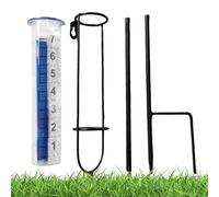 Pluviometro per cortile, contatore 'acqua per pioggia - Misuratore di pioggia decorativo, monitor di precipitazione, numeri chiari strumento di misurazione per recinzioni da cortile fattoria
