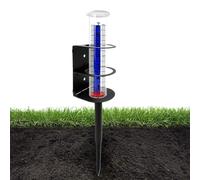 Pluviometro per esterni, dispositivo accurato con supporto in metallo, pluviometro per esterni, a prova di gelo, per il monitoraggio delle condizioni meteorologiche, casa, giardino, cortile